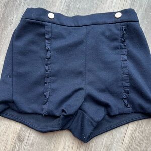 Jacadi Navy Kids Shorts with Button Details